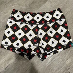 Women's Argyle Pattern Athletic Shorts